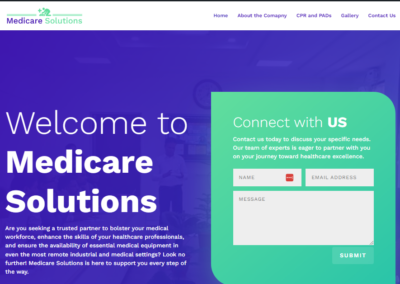 Medicare Solutions – Web Development